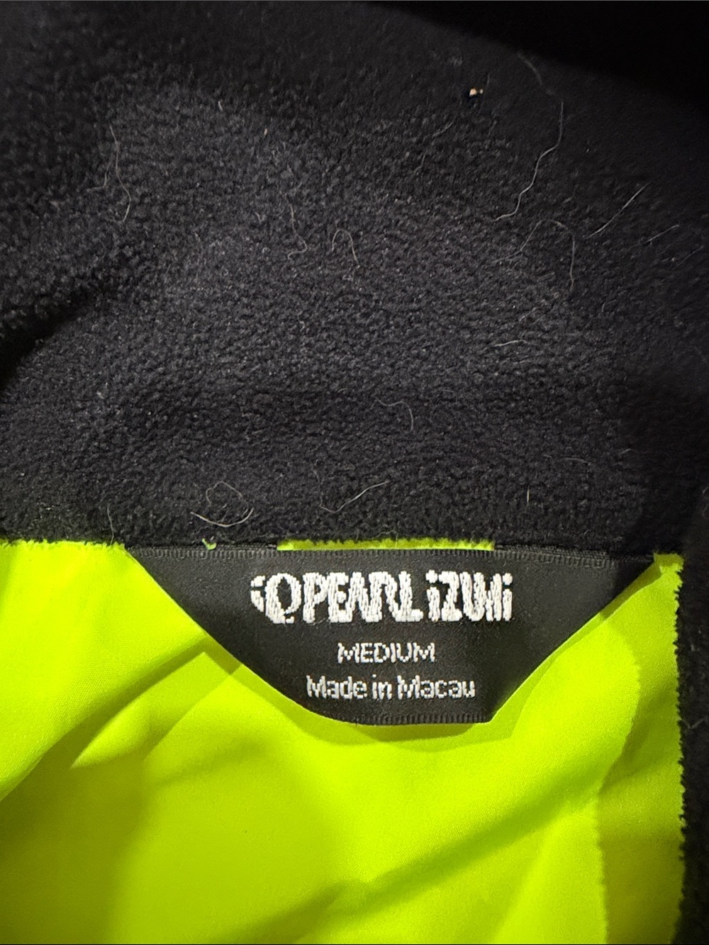 Pearl Izumi Neon Yellow and Black Cycling Vest - Picture 2 of 7